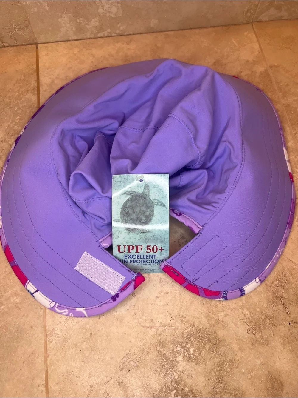 Kids UPF 50+ Sun Hat - Purple